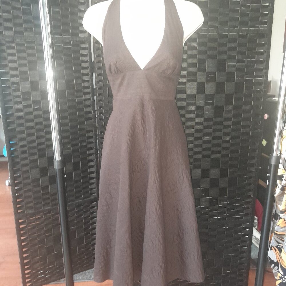JCrew Brown Halter Dress Size 0-2
